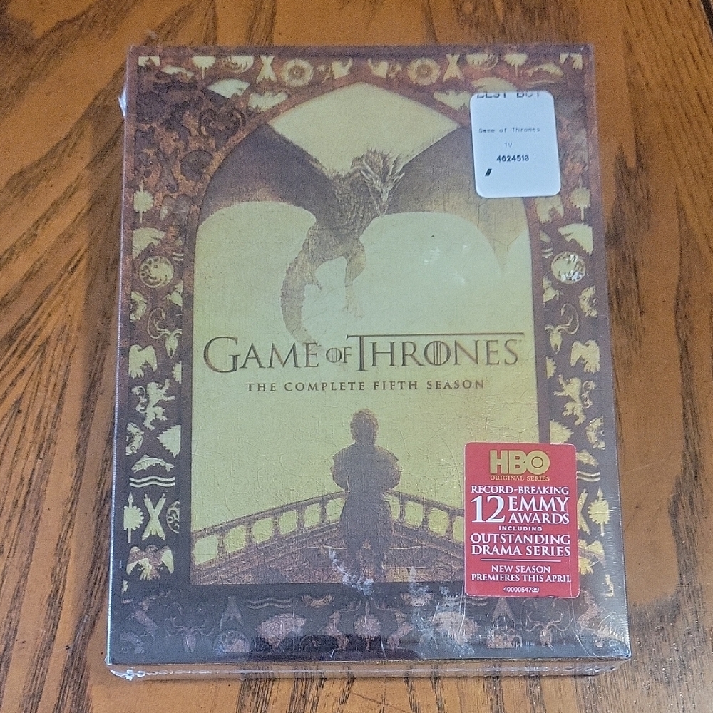 Game of Thrones Complete Fifth Season DVD Sealed Never Opened